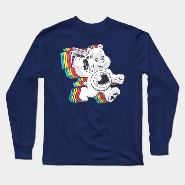 Funky Bear Long Sleeve T-Shirt by DrawingsFromHell